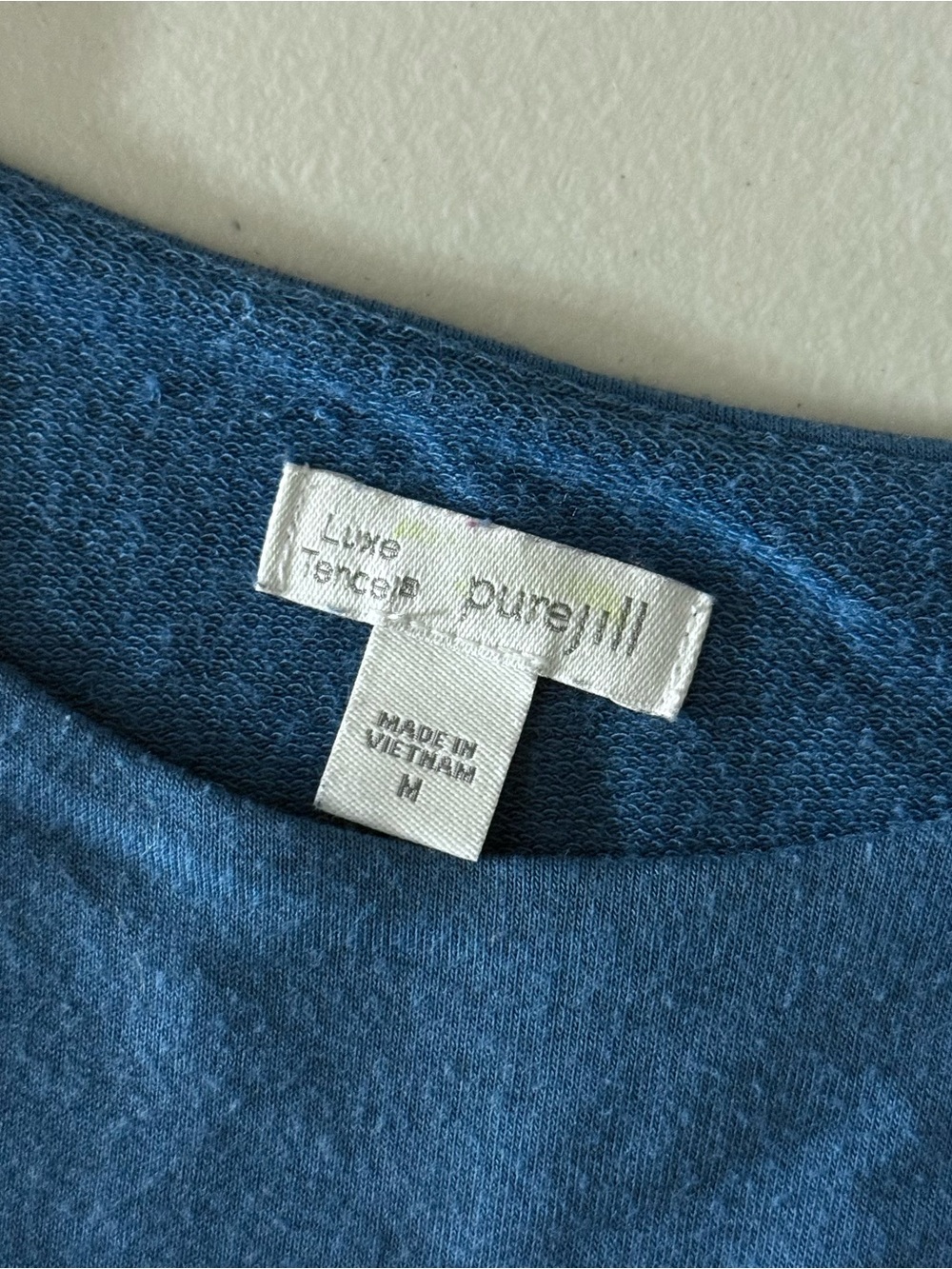 J. Jill Pure Jill Luxe Tencel Blue Layered Tunic Dress M Lagenlook Minimalist - Picture 7 of 9